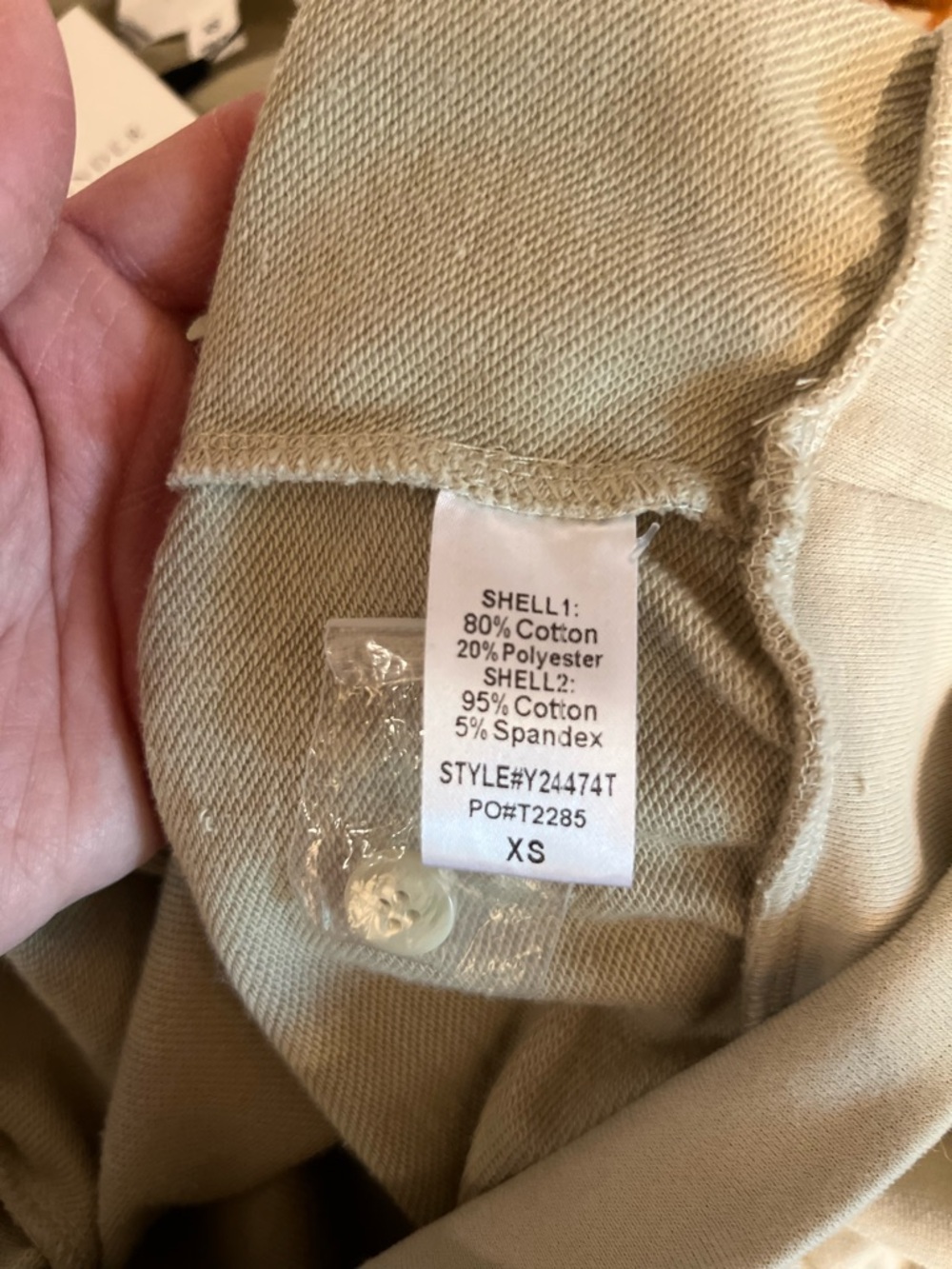 Tuckernuck Pomander Place Sage Bode Polo Sweatshirt NWT Oversized XS - Picture 11 of 12